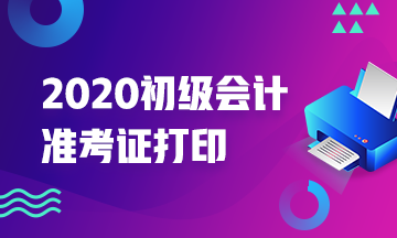 你能确定陕西2020年会计初级考试准考证打印时间吗？